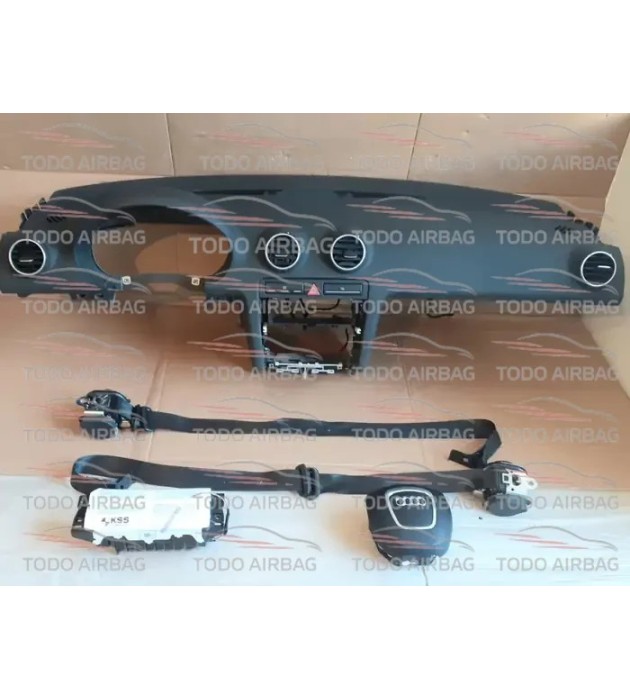 Audi A3 8P Kit, Conjunto, Set y Juego Completo de Airbags para Audi A3 8P