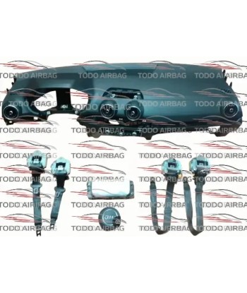 Audi Q2 2016–2020. Conjunto, Juego, Set y Kit Completo de Airbags para Audi Q2 2016–2020.