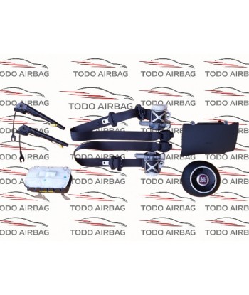Fiat 500 (2017–2019) Kit, Set, Juego y Conjunto Completo de Airbags para Fiat 500 (2017–2019)