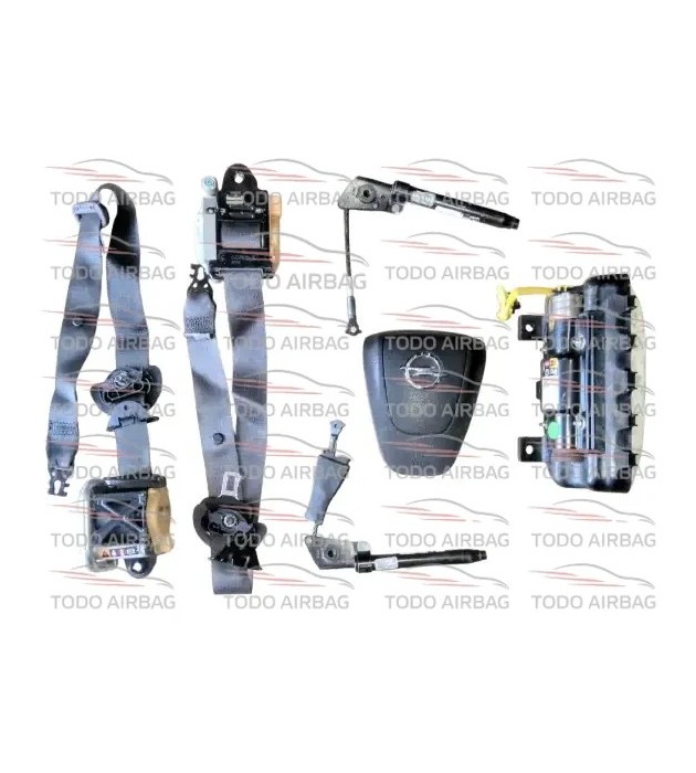 Opel Mokka X 2018 Kit, Juego, Set, Conjunto de Airbags Opel Mokka X 2018